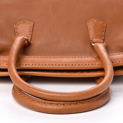 Fendi Calfskin Romano Selleria Adele 1328 Bag Brown 11 of 18
