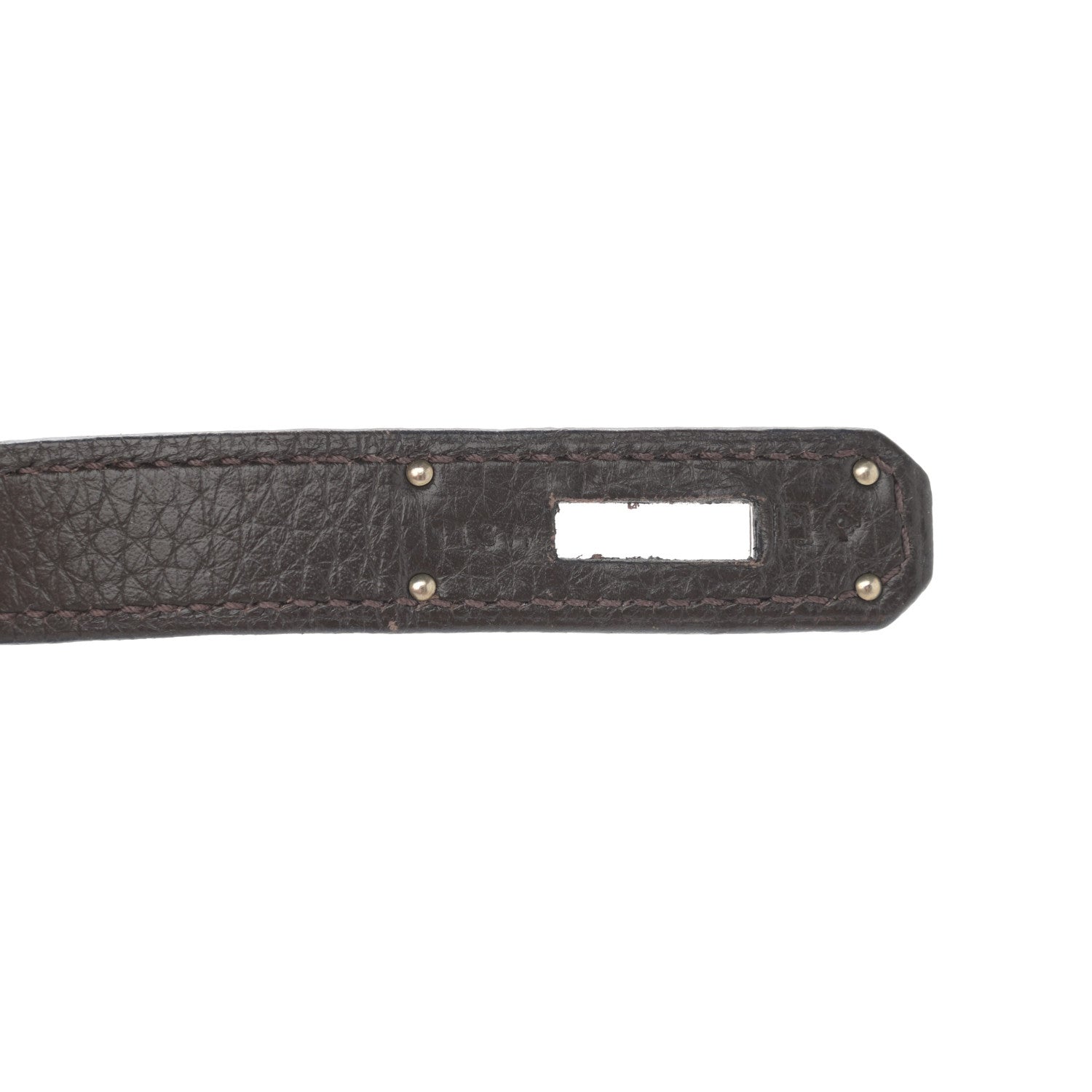Hermes Taurillon Clemence Jypsiere 28 Chocolate 7 of 11