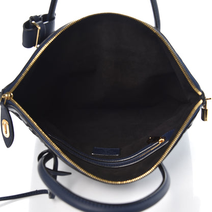 Louis Vuitton Monogram Addiction Vertical Lockit MM Blue 6 of 10