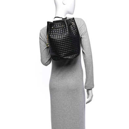 Celine Calfskin Quilted Small C Backpack Black Black 2 of 10