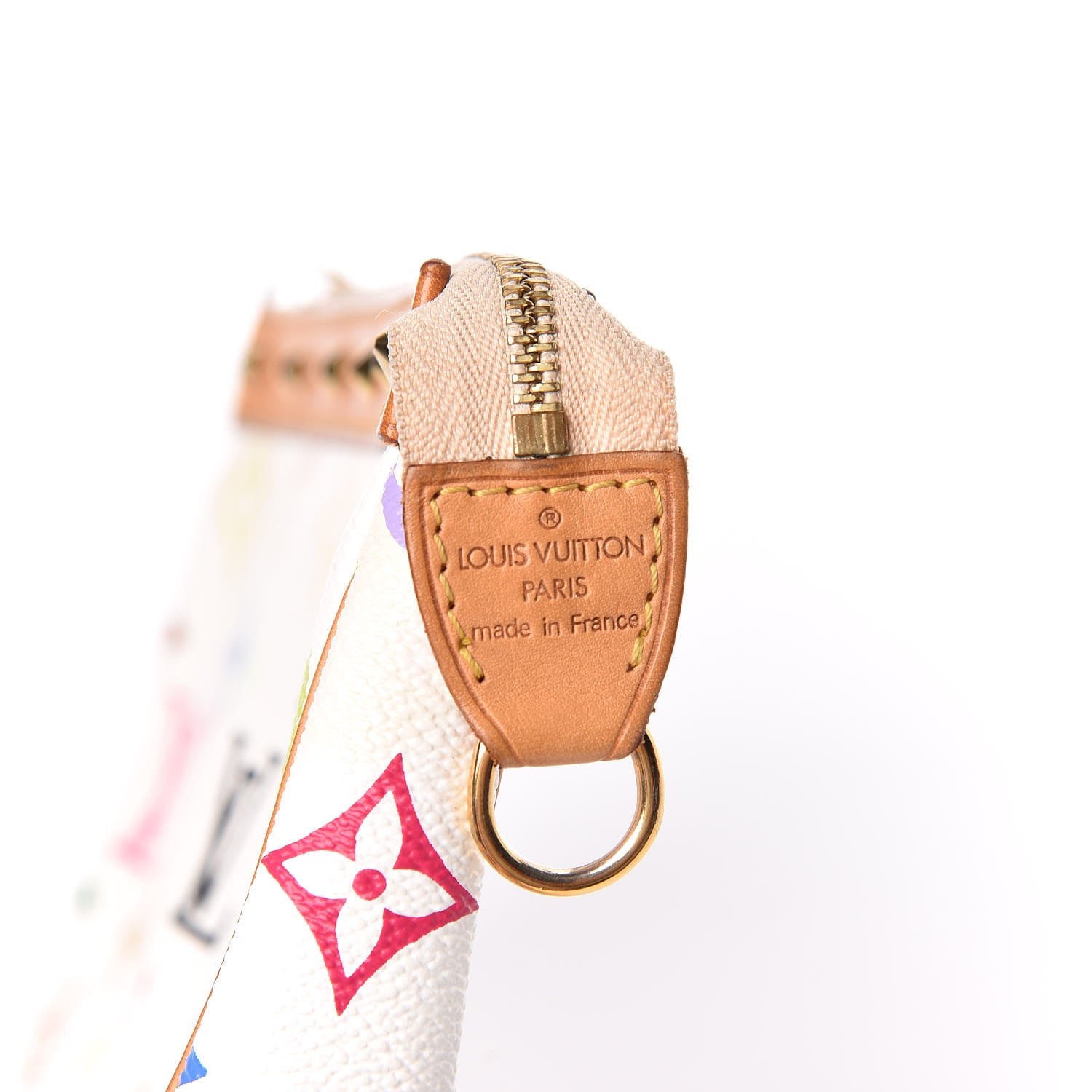 Louis Vuitton Monogram Multicolor Pochette Accessories White 6 of 9