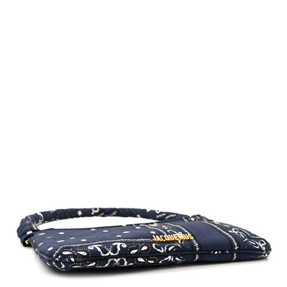 Jacquemus Cotton Canvas Paisley Print Le Bisou Navy 4 of 9