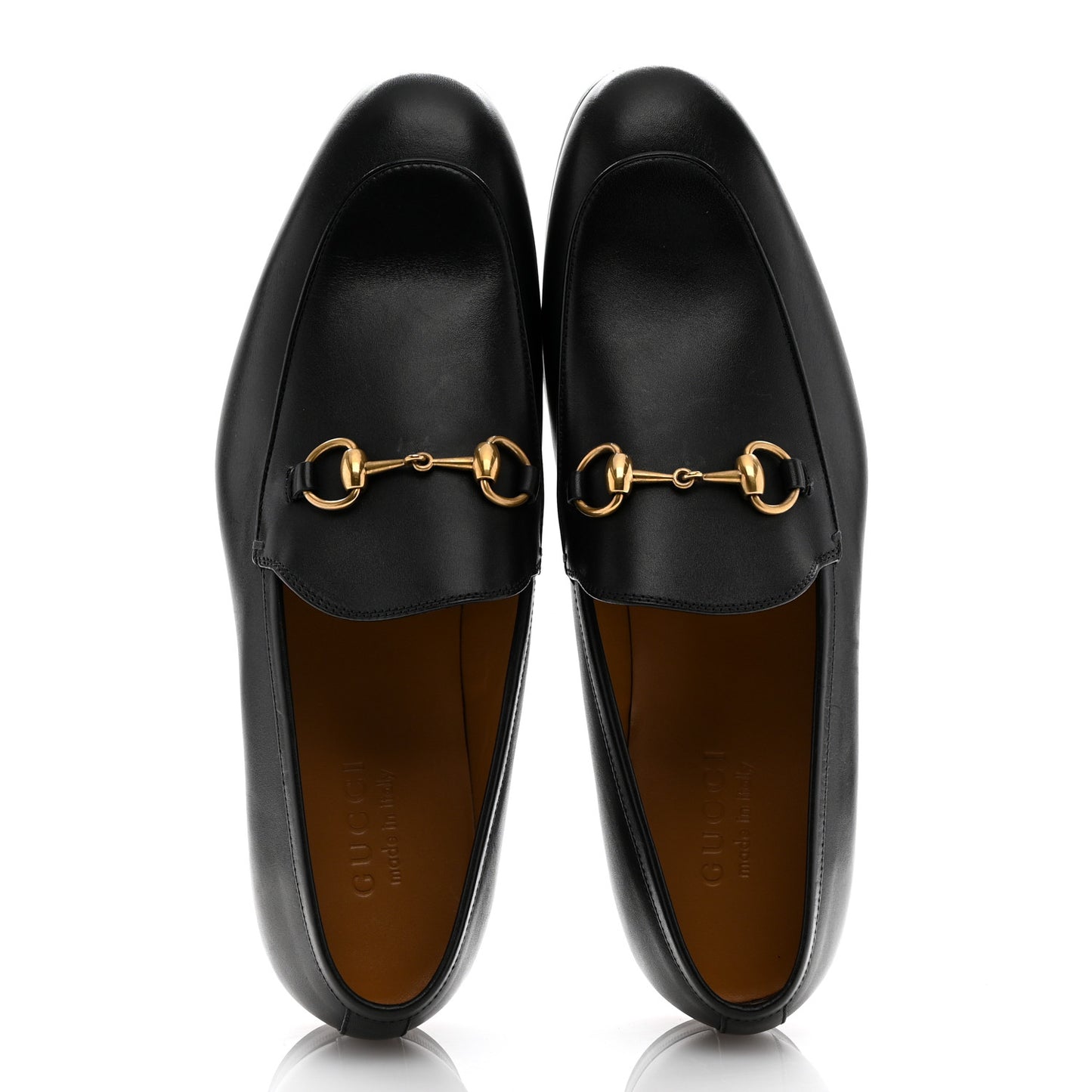 Calfskin Horsebit Mens Jordaan Loafers 8.5 Black