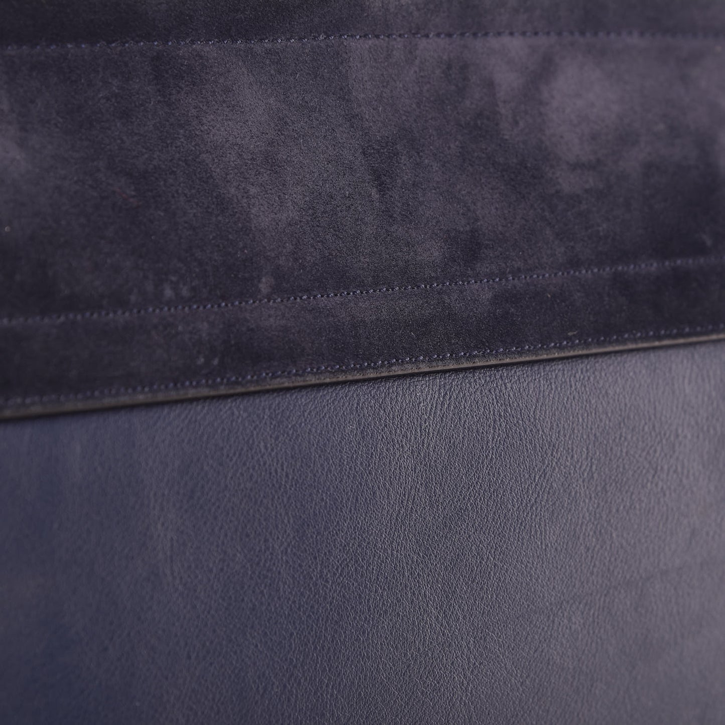 Suede Calfskin Medium Faye Shoulder Bag Silver Blue