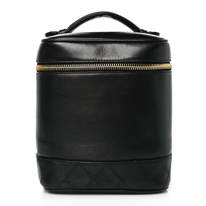 Chanel Lambskin Vanity Cosmetic Case Black 1 of 11
