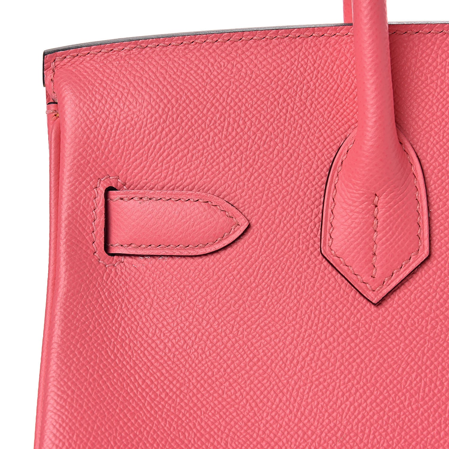 Hermes Epsom Horseshoe Birkin 30 Rose Azalee Jaune D'or 25 of 33
