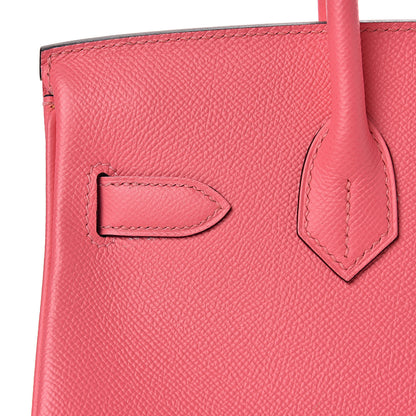 Hermes Epsom Horseshoe Birkin 30 Rose Azalee Jaune D'or 25 of 33