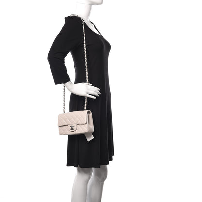 Chanel Caviar Quilted Mini Rectangular Flap White 2 of 10