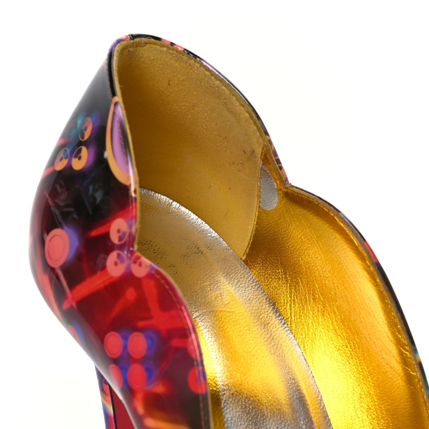 Christian Louboutin Patent Discolaser Hot Chick 100 Pumps 41 Multicolor 12 of 15