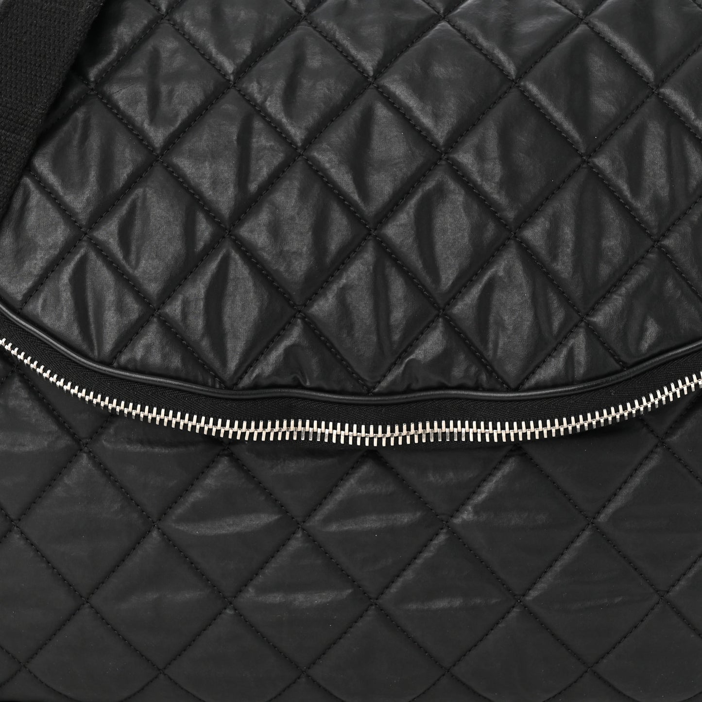 Nylon Quilted XL Coco Cocoon Messenger Black