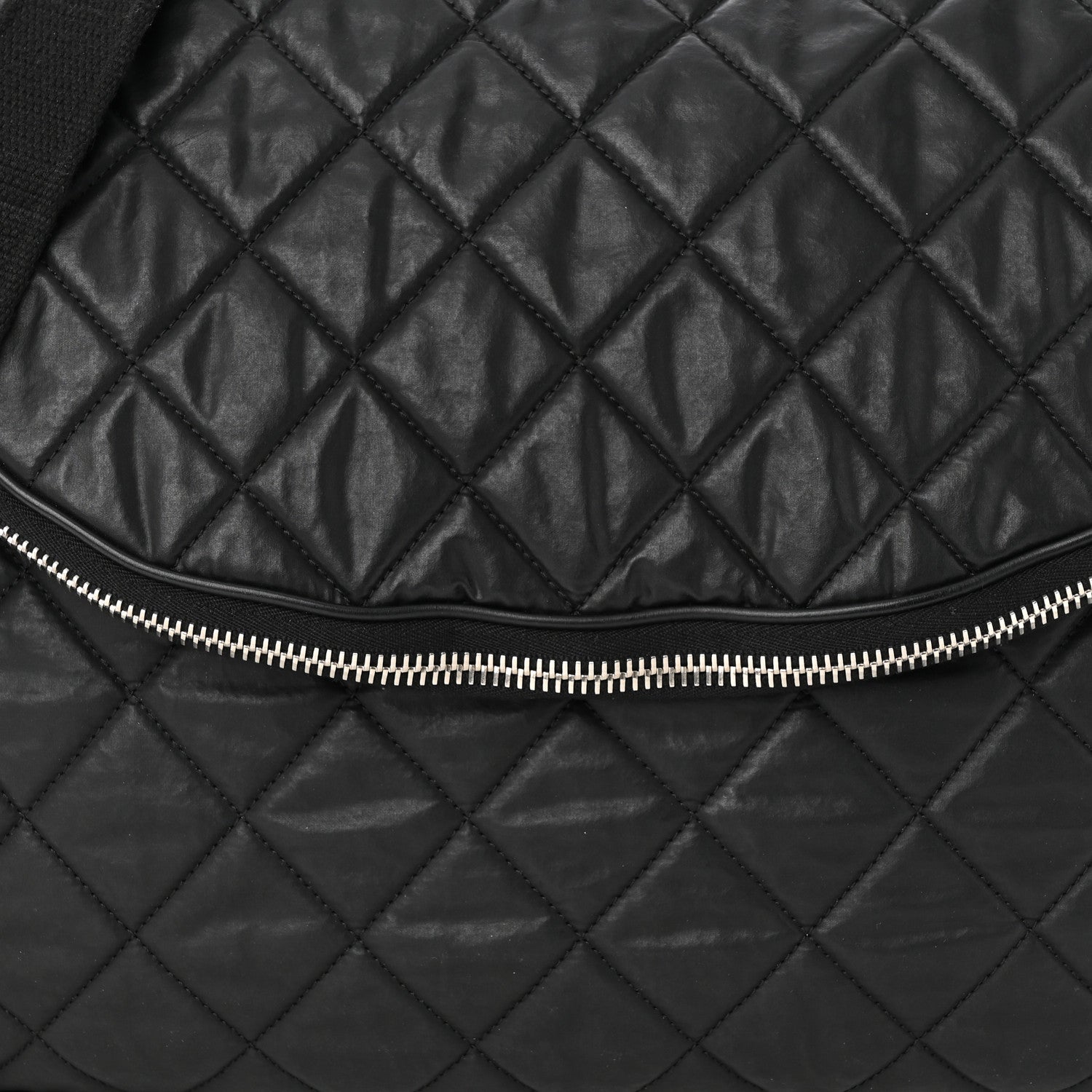 Chanel Nylon Quilted XL Coco Cocoon Messenger Black 8 of 10