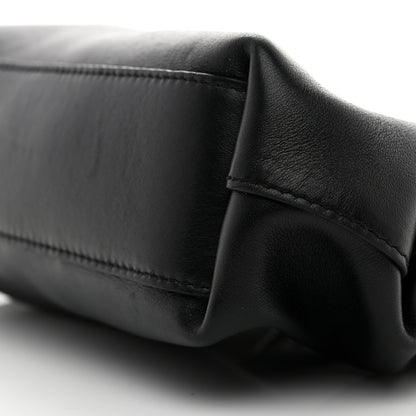 Bottega Veneta Calfskin Small The Point Triangle Bag Black 9 of 10