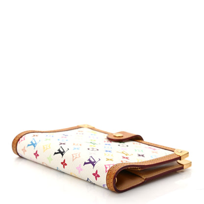 Louis Vuitton Monogram Multicolor Small Ring Agenda Cover White 4 of 7