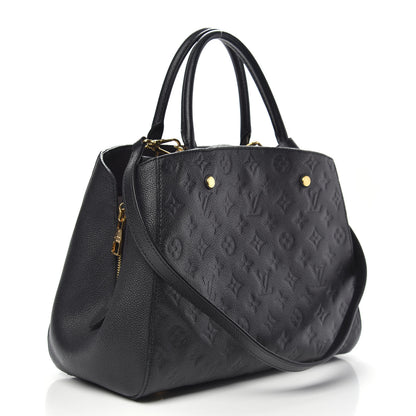 Louis Vuitton Empreinte Montaigne MM Black 4 of 15
