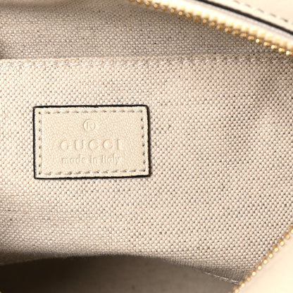 Gucci Sakai Be Green Calfskin Diagonal Stitched Small Blondie Shoulder Bag Mystic White 5 of 9