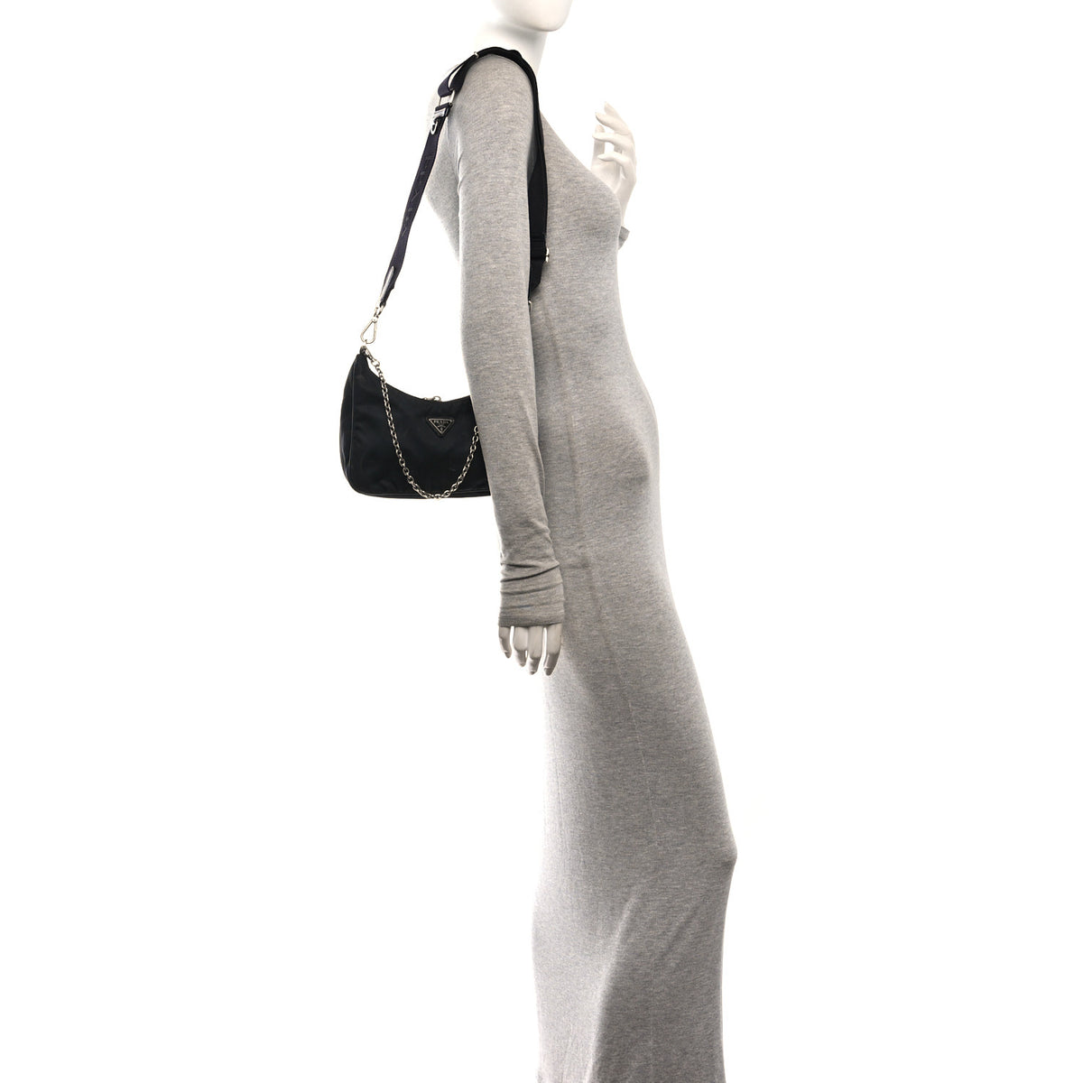 Nylon Re-Edition 2005 Shoulder Bag Black