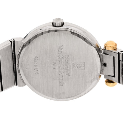 Van Cleef & Arpels Stainless Steel 18k Yellow Gold 24mm La Collection Quartz Watch 4 of 6