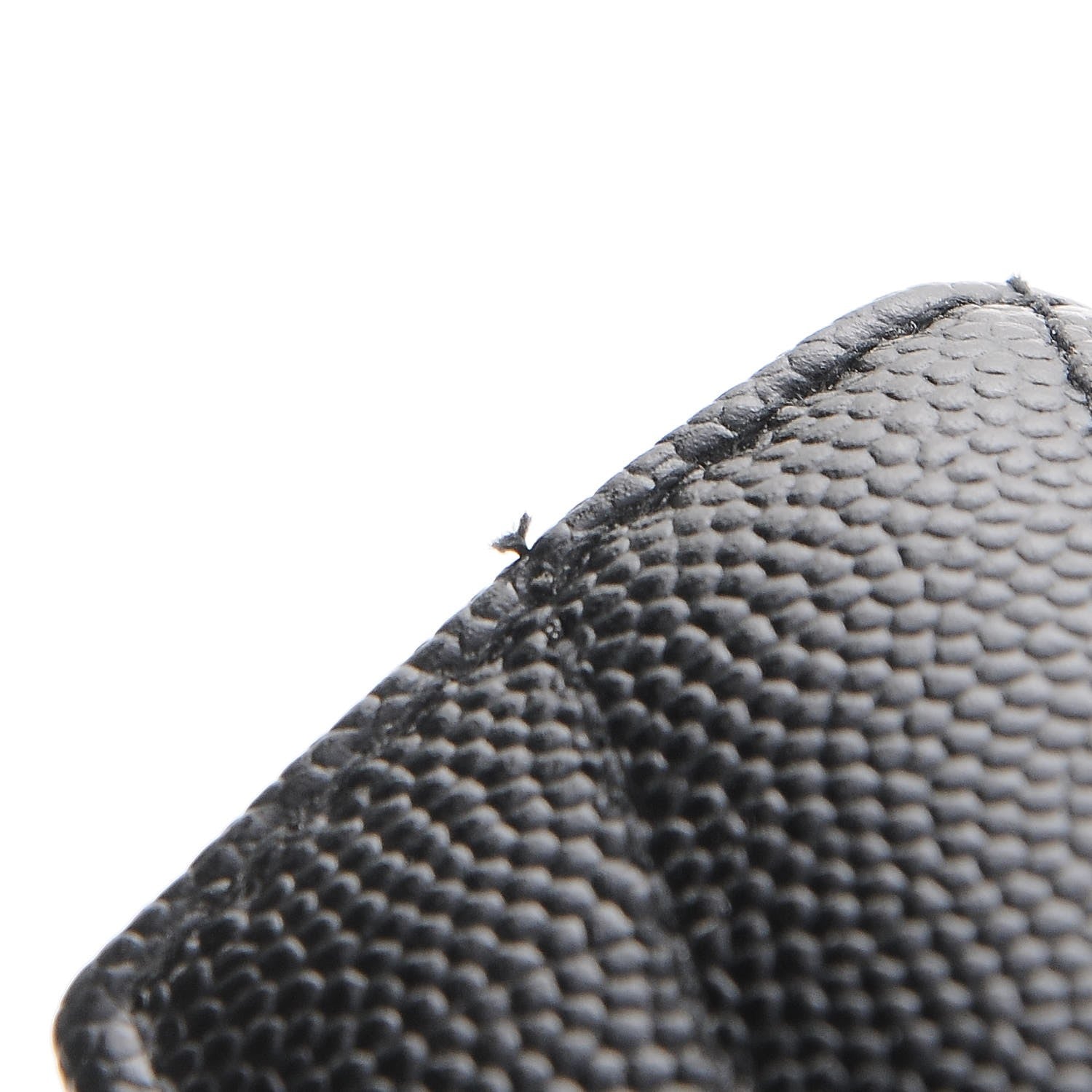 Saint Laurent Grain De Poudre Matelasse Chevron Small Monogram Envelope Wallet Black 7 of 7