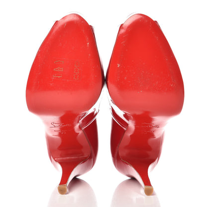 Christian Louboutin Patent Very Prive 120 Pumps 39 Red 5 of 13