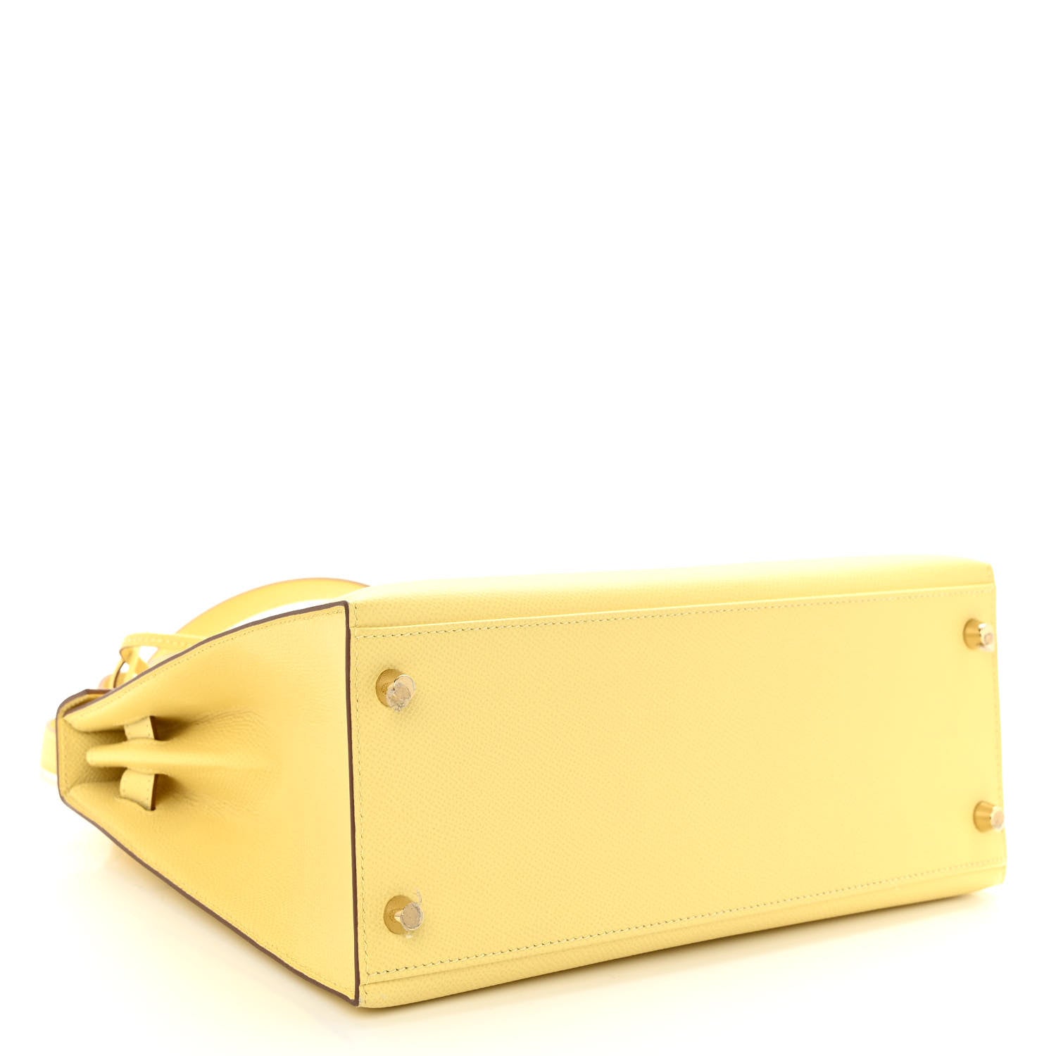 Hermes Epsom Kelly Sellier 28 Jaune Poussin 4 of 10