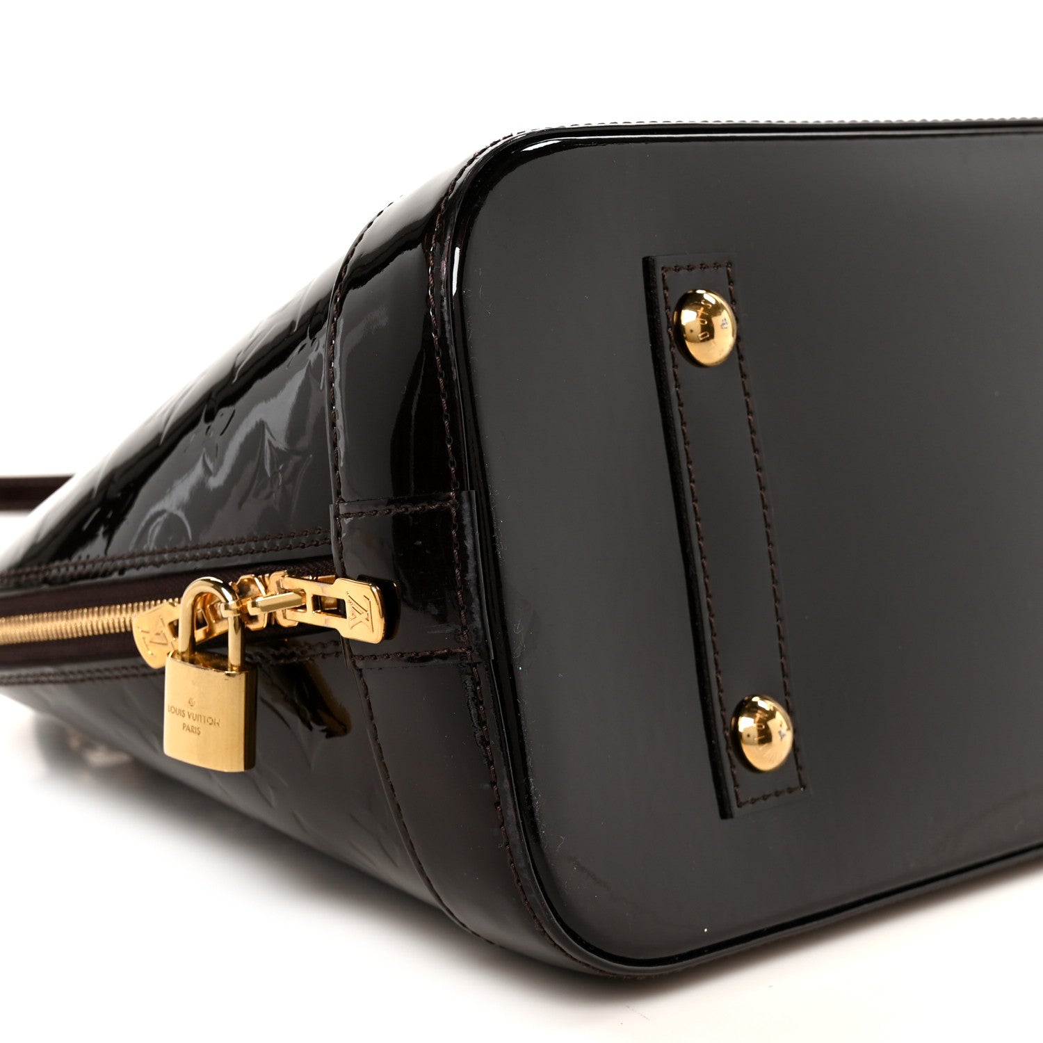 Louis Vuitton Vernis Alma MM Amarante 9 of 10