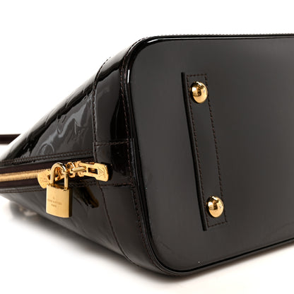 Louis Vuitton Vernis Alma MM Amarante 9 of 10