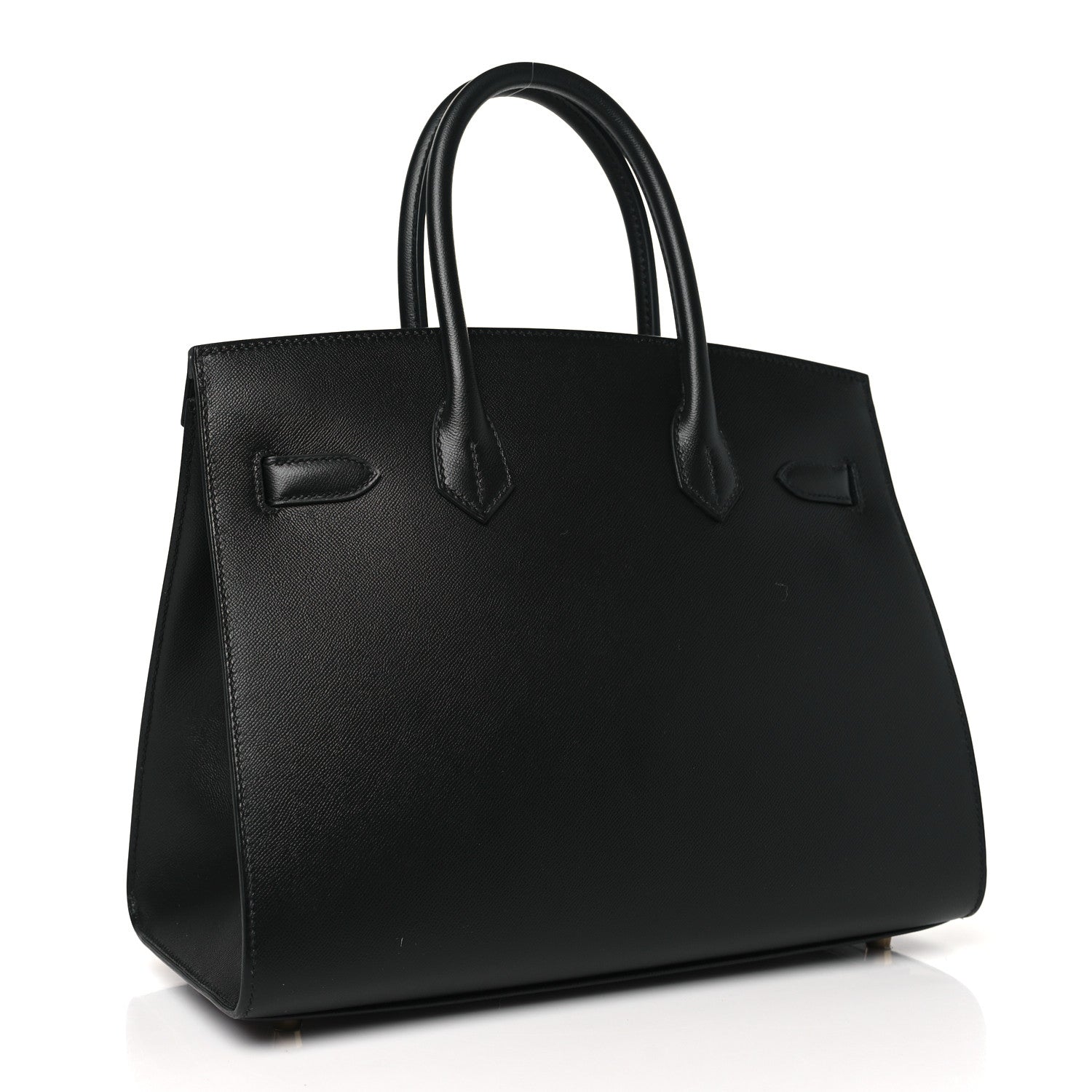 Hermes Madame Calfskin Birkin Sellier 30 Black 2 of 10