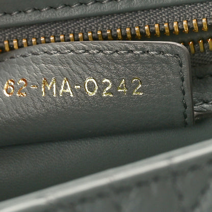 Christian Dior Calfskin Cannage Medium Caro Bag Ethereal Grey 7 of 10