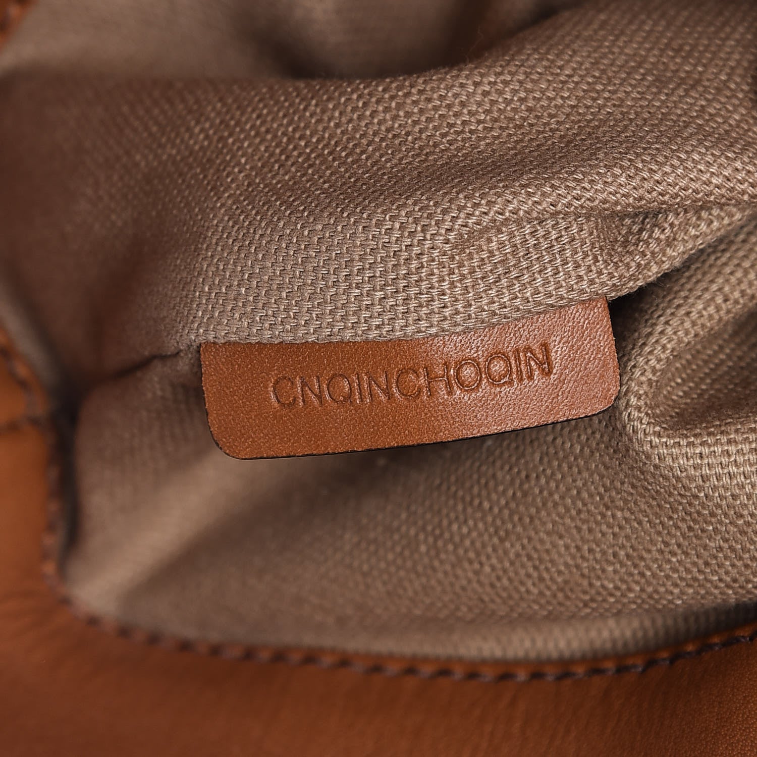 Burberry Canvas Mega Check Medium Traveler Tote Saddle Brown 9 of 11