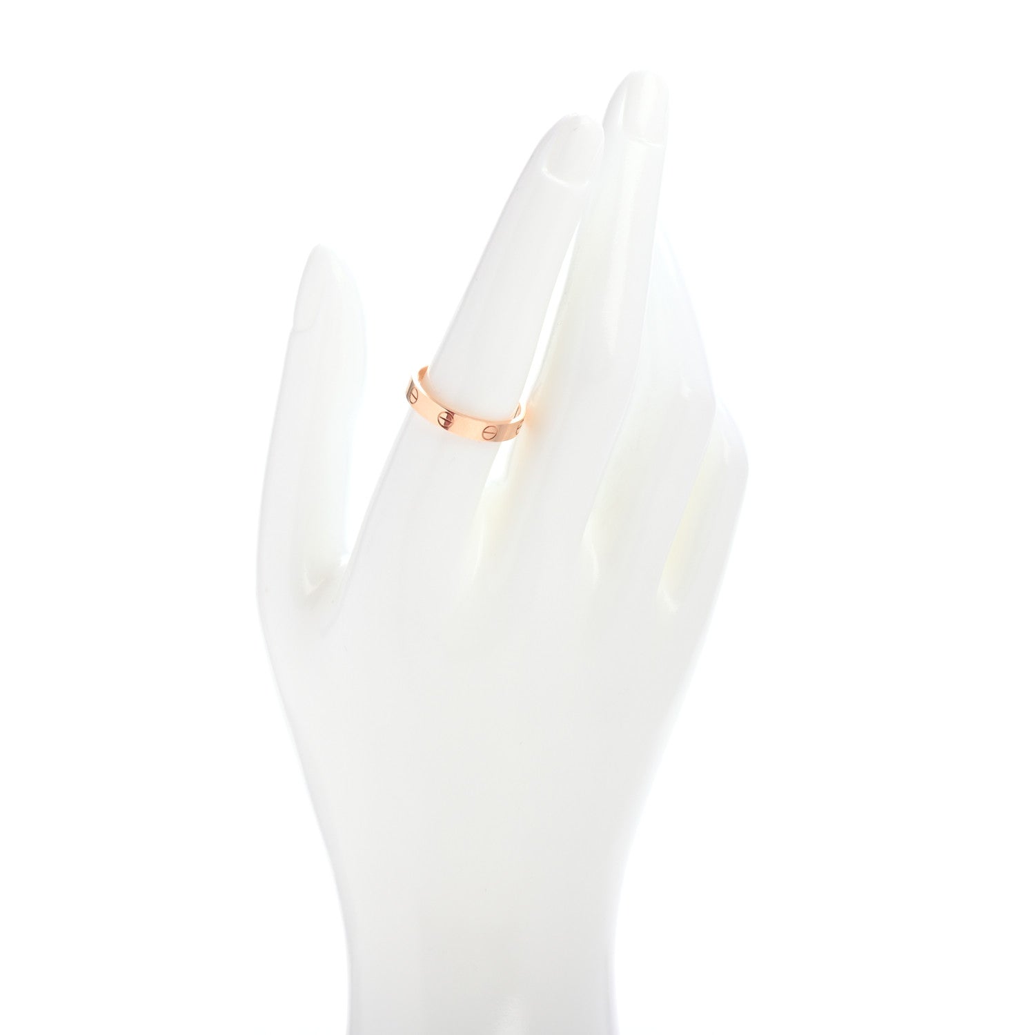 Cartier 18K Pink Gold 3.5mm LOVE Wedding Band Ring 57 8 2 of 5