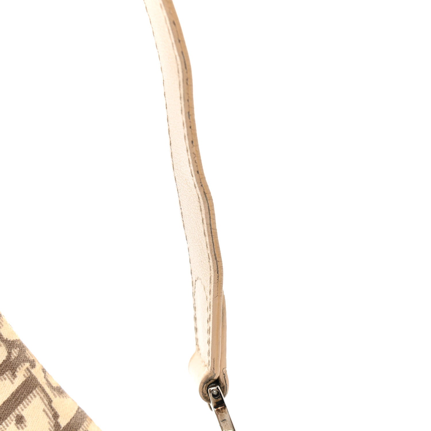 Christian Dior Monogram Vintage Flowers Saddle Bag Beige 16 of 21