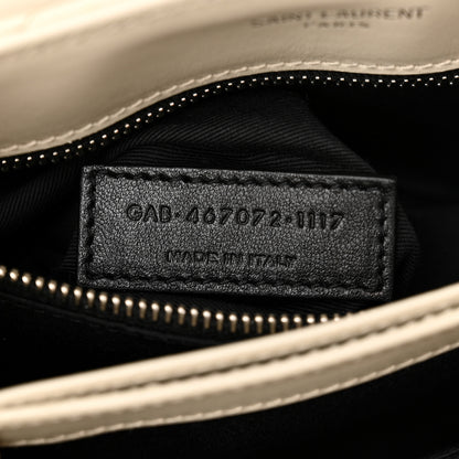 Saint Laurent Calfskin Y Quilted Monogram Toy Loulou Crossbody Bag Crema Soft 7 of 13