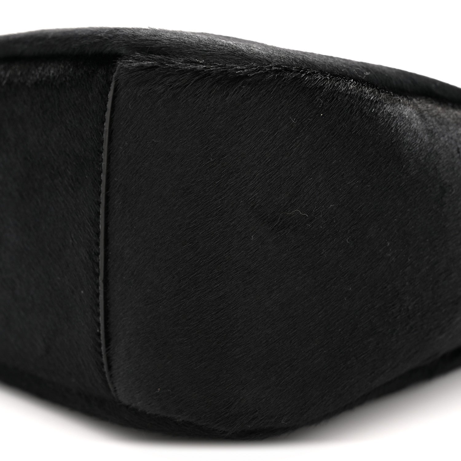 Saint Laurent Calf Hair Small Le 5 A 7 Soft Hobo Black 11 of 11