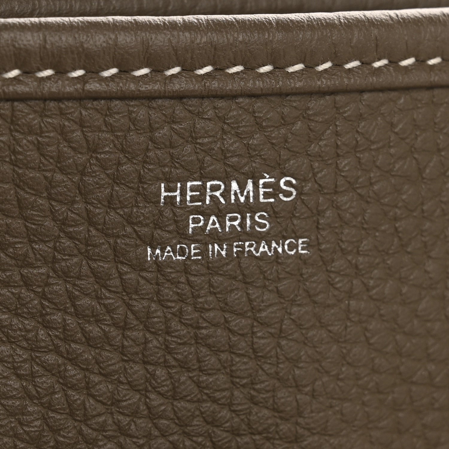 Hermes Taurillon Clemence Evelyne III PM Etoupe 6 of 13