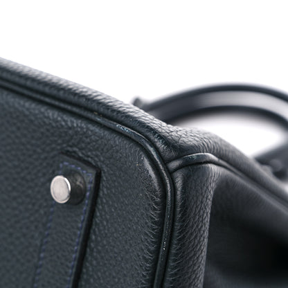 Hermes Togo Birkin 35 Bleu Ocean 9 of 13