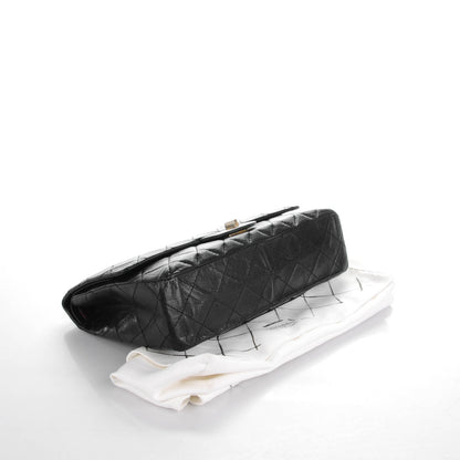 Chanel Aged Calfskin Quilted 50th Anniversary 2.55 Reissue 227 Flap Black 5 of 9