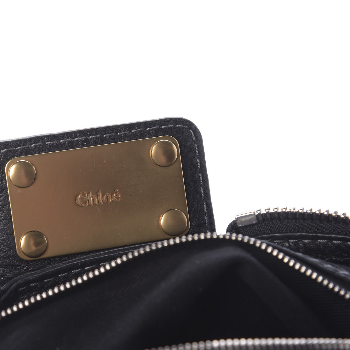 Calfskin Medium Paddington Satchel Black