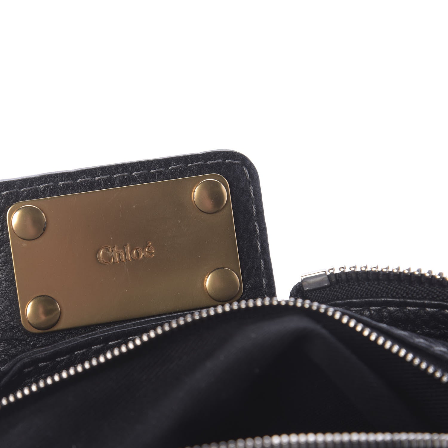 Chloe Calfskin Medium Paddington Satchel Black 8 of 9