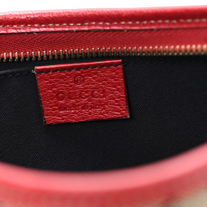 Gucci Monogram D Ring Abbey Pochette Navy Red 6 of 12