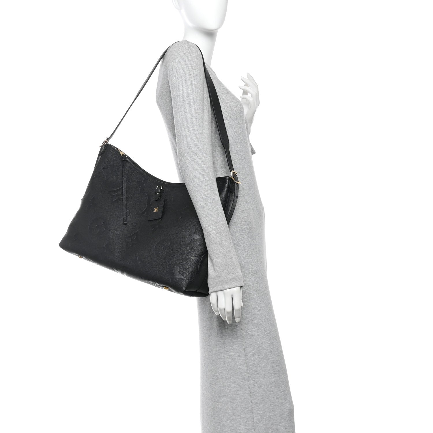 Louis Vuitton Empreinte Monogram Giant CarryAll MM Black 2 of 10