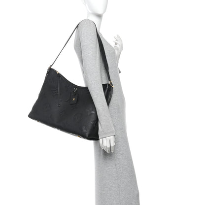 Louis Vuitton Empreinte Monogram Giant CarryAll MM Black 2 of 10