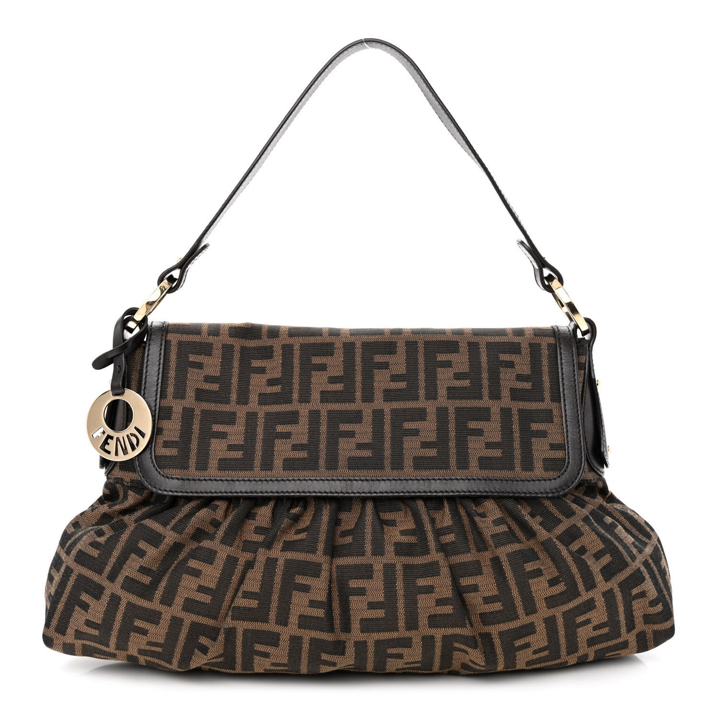Zucca Medium Chef Shoulder Bag Tobacco