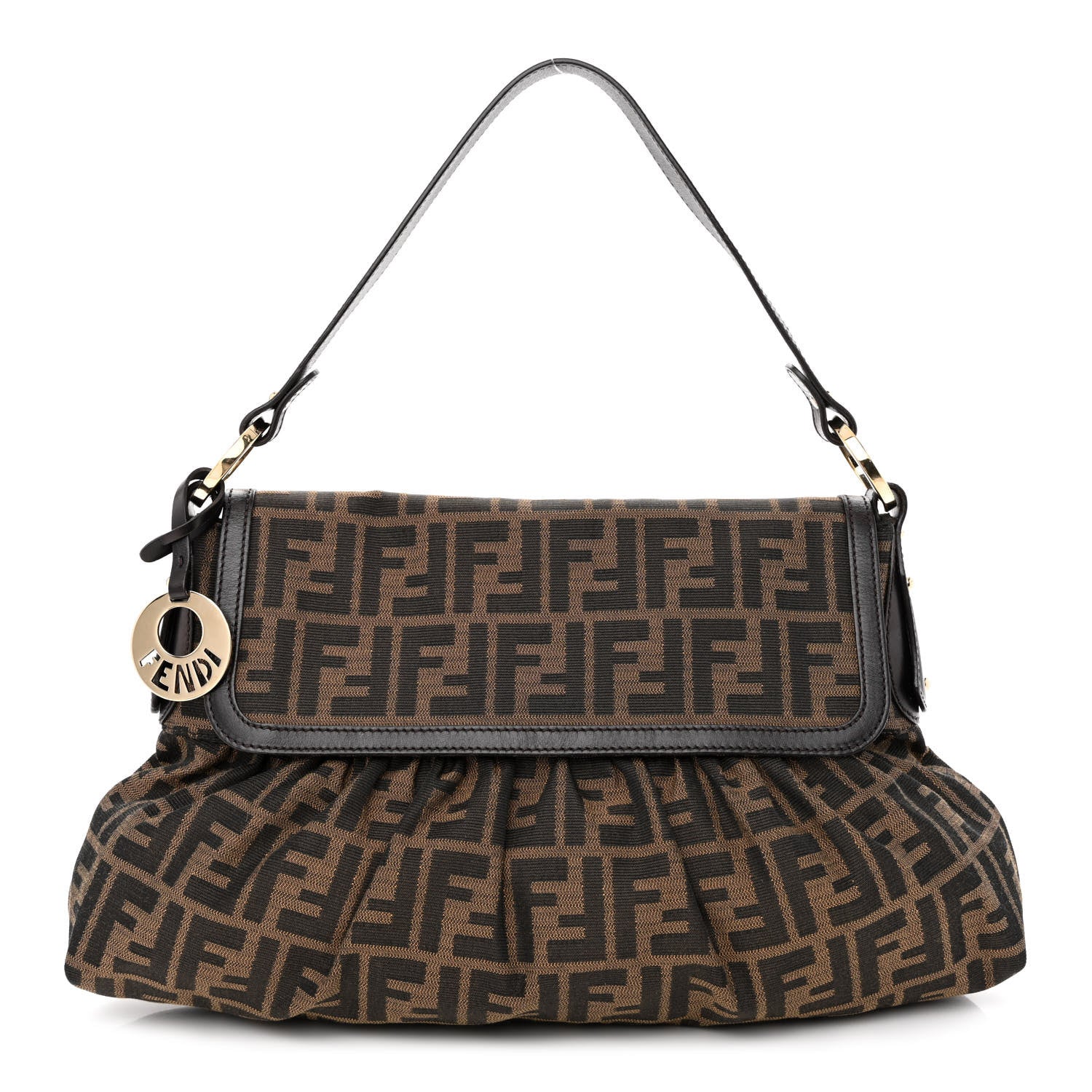 Fendi Zucca Medium Chef Shoulder Bag Tobacco 1 of 10