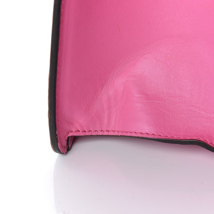 Gucci Vitello Fontanella Web Medium Sylvie Top Handle Bag Pink Tropical Flower 13 of 23