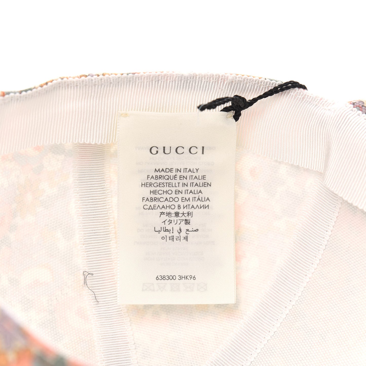 X LIBERTY OF LONDON Canvas Infinity Abbey Baseball Hat Perfect Pink Ivory