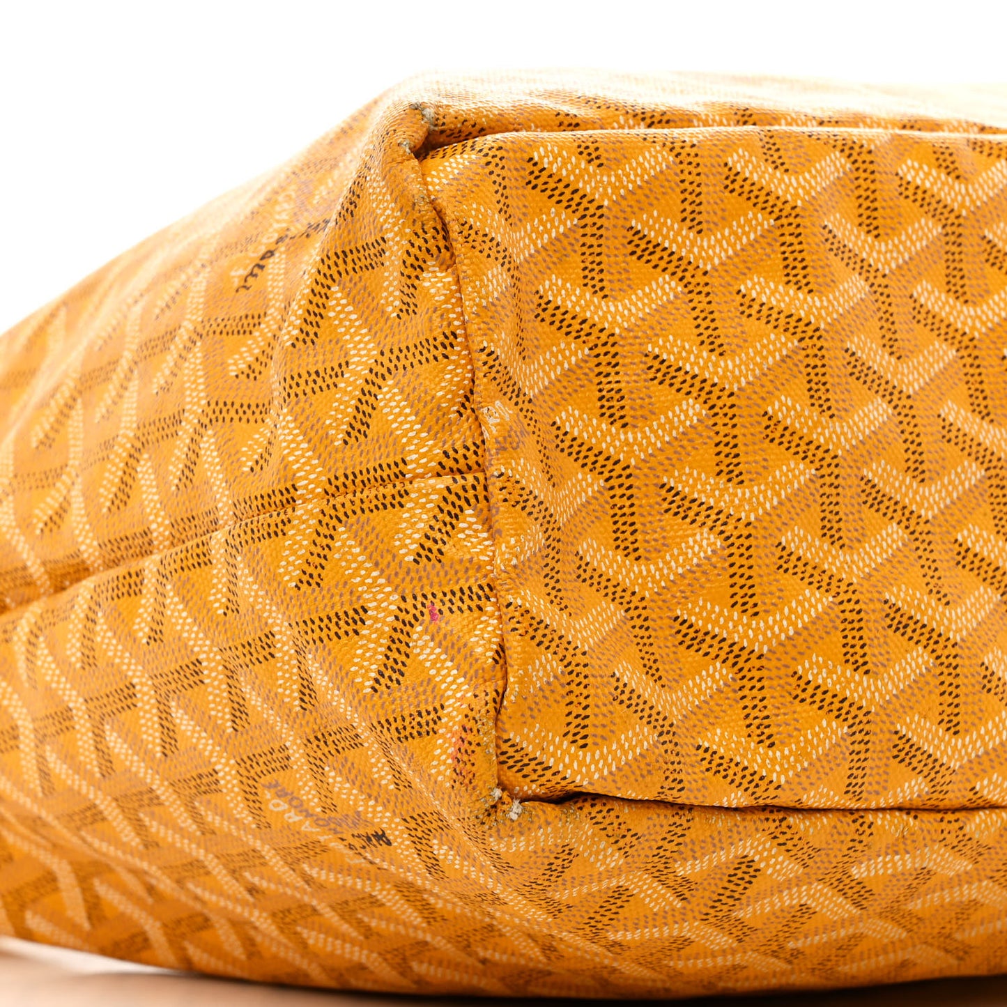 Goyardine Fidji Zip Hobo Yellow