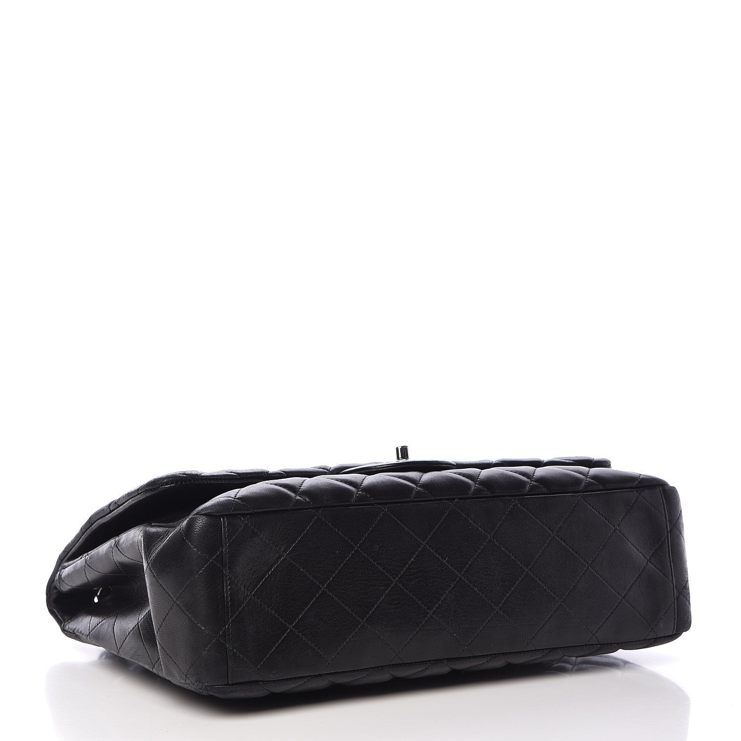 Chanel Lambskin Quilted Maxi Single Flap Black 4 of 16