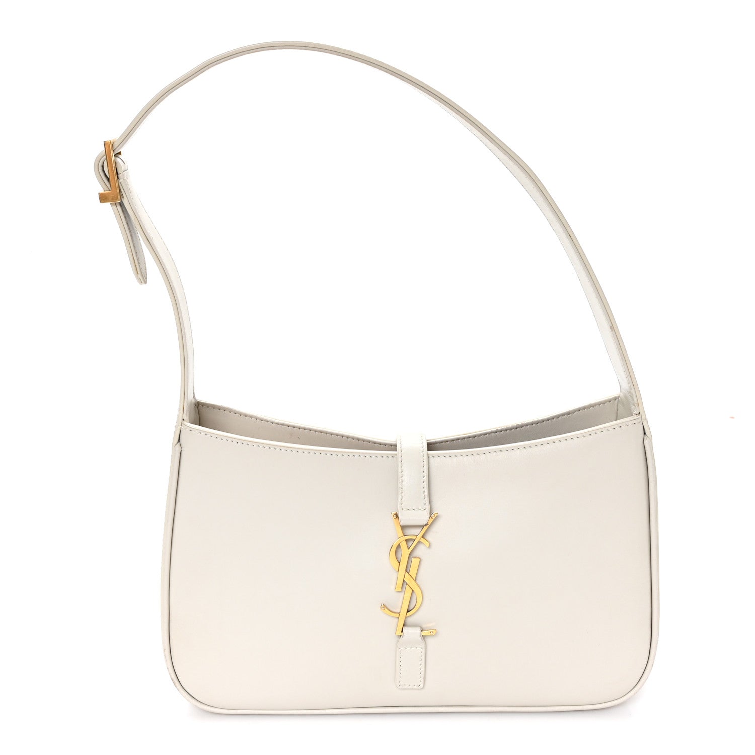 Saint Laurent Smooth Calfskin Le 5 A 7 Hobo Crema Soft 1 of 9