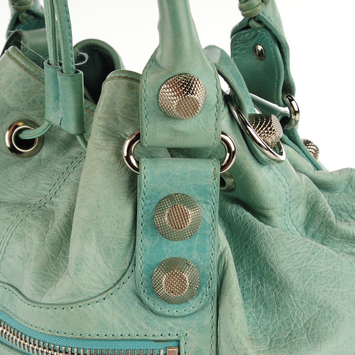 Agneau Giant 21 Silver Hardware Pompon Maldives