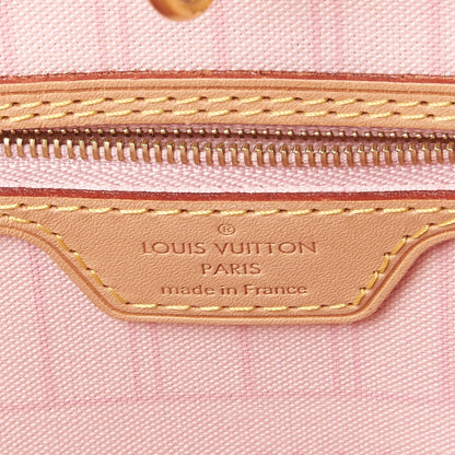 Louis Vuitton Damier Azur Neo Neverfull MM Rose Ballerine 9 of 9